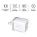 Wall Charger, Vifigen 2-Pack USB 2.1AMP Universal Power Home Travel Wall Charger Dual Port Plug for X/XR/Xs/Xs Max/8/8 Plus/7/7 Plus 6/6 Plus, Samsung Galaxy S10 S9 S9 S8, Note 9/8, LG and More Device