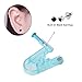 2 PCS Disposable Safety Asepsis Ear Piercing Gun Unit Tool With Ear Stud Asepsis Pierce Kit (Black)