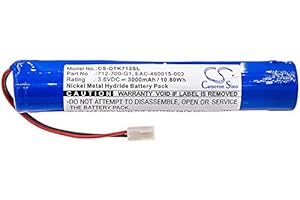 DRAWBELL Battery for Inficon D-TEK Select Refrigerant Leak Detector 712-202-G1,PLS LED Stobe Part NO 712-700-G1,EAC-460015-003,A19267-460015-LSG (3000mAh/3.6V)