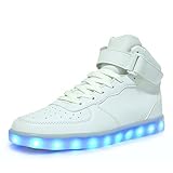 Helen's Men's Pinkmartini 7 Colors Light Up High Top Sports Sneakers