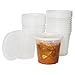 Pantry Value [24 oz. - 24 Count Plastic Food Storage Deli Containers with Lids, Disposable Containers With Lids - Perfect for Storing Soups, Sauces, and Snacks