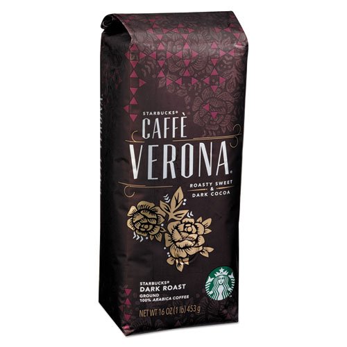 Starbucks Caffe Verona Dark Roast Whole Bean Coffee - 16 Ounce. (1 Lbs)