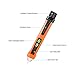 Meterk Electric Voltage Tester Non-Contact 12V-1000V Voltage Detector Pen with Alarm Mode & Live/Null Wire Judgment, LED Flashlight Beeper Multi-sensor Safe Voltage Measuring Indicator