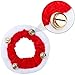 SCENEREAL Christmas Cat Costumes Santa Hats and Collar for Cats Small Dogs Tiny Pets X-mas Gifts