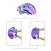 SOFTOWN Microfiber Hair Drying Towel Wrap Super Absorbent for Women with Short Hair (9 x 12 inch, Purple-Short-2 Pack)