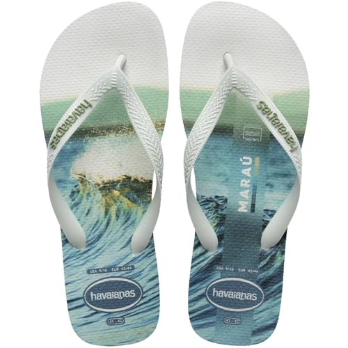 Top Surfer I Hombre Chanclas Blanco 41/42 EU