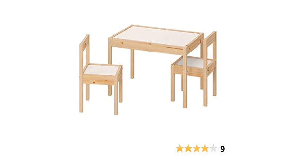 ikea kidtable table and 2 chairs white buy online at best price in uae amazon ae