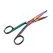 LAJA IMPORTS MULTI TITANIUM COLOR RAINBOW KNOWLES BANDAGE SCISSORS 5 1/2