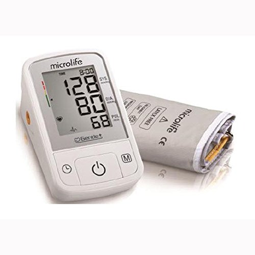 Microlife BPM2 Automatic Digital Upper Arm Blood Pressure Monitor, Wide-Range Cuff Fits Most (Medium – Large up to 16.5 in), Stores 60 Results