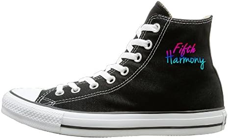 NGGHF Fifth Girl Group Logo High Top Sneakers Canvas Shoes Slip On Sneaker Hot Dance Unisex Style Size 42