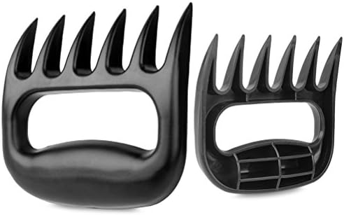 Meat Claws Shredder Pork Chicken Beef Barbecue Paws-UNIQEE BBQ Grill Tool with Ultra Sharp Blades Easily Shred and Lift Meat Set of 2 (Meat Claws)