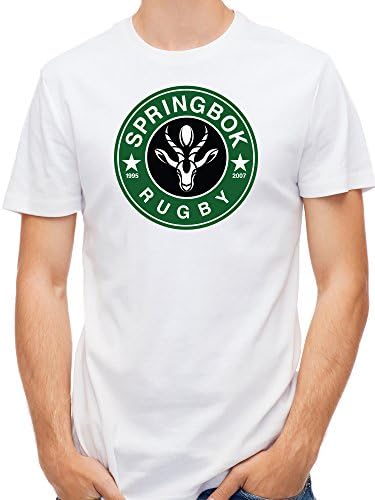 South Africa Rugby Shirt - Starboks Printed T-Shirt