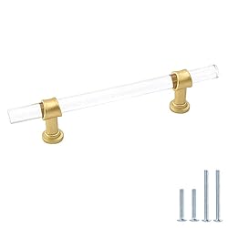Peaha 1 Pack Acrylic t bar Pull Cabinet Drawer