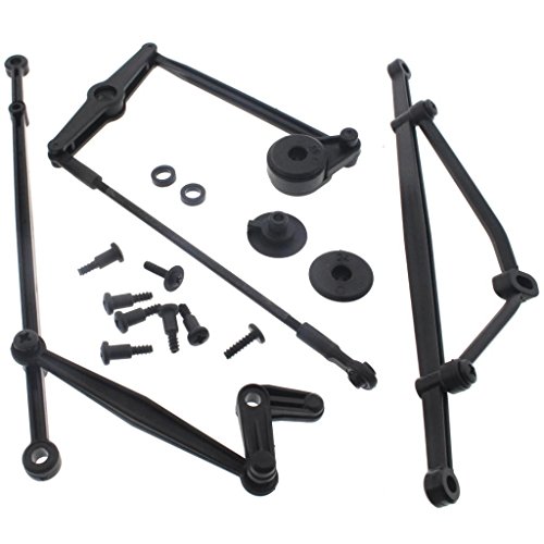 HPI 1/12 Wheely King SERVO SAVER STEERING LINKAGE SUSPENSION ROD SET BELLCRANK