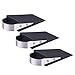 Rubber Door Stopper, Gutyepe 3 Pack Heavy Duty Rubber Door Wedge - Made of Rubber and Stainless Steel - Door Stop That Won't Scratch Floor or Door - Works On All Floor Types and Carpet Heavy Duty Door