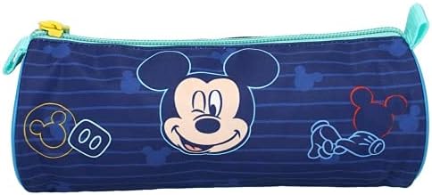 Mickey Mouse Be Kind Children's Pencil Case, Kindergarten Pencil Case, 7 x 21 x 7 cm, Boy, Blue