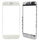 E-League(TM)100% Original Iphone 6 Plus Front Glass Lens Bezel Frame,Front Outer Glass Lens Screen/Touch Panel Repair/Touch Screen Replacement for Iphone 6 Plus 5.5 inch (white)