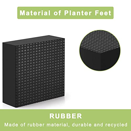 vensovo 1 Inch Pot Feet for Outdoor Planters 16 Pack Pot Risers