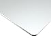 Ptalor, Aluminum Mouse pad Strong Sensitivity for Mouse,Non-Slip Base,Resistant to Dirt,Easy to Clear，Mouse pad with Micro Sand Blasting Aluminum Surface for Fast and Accurate Control (Silver)