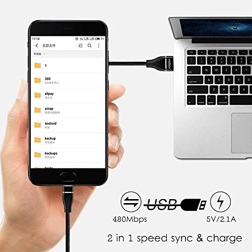 vodbov USB C Charging Cable Braided 3pack 4ft 6ft 10ft USB Type c Cable Fast Charging Cords for