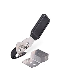 foshio ventana Tinte Película Wrap Cut   Cuchillo maletero con revestimiento de teflón, tpfe en la parte inferior de superficie, incluyen 12pcs Cuchillas de corte de repuesto