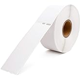 Label KINGDOM 30252 Label Replace for Dymo Label Writer 450 Labels Maker Refills, 1 1/8" x 3 1/2" Adhesive White Paper Address Labels for 450 Turbo, 4XL Printer (350 Stickers Per Roll, 1 Roll)