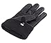 REED Women's Genuine Leather Warm Lined Driving Gloves (XL, BLACK)