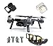 Fstop Labs Accessories Set Bundle Combo for DJI Spark, Lens Cap Hood Sun Shade Camera Cover Protector Landing Gear Antenna Range Booster (4 Pack)
