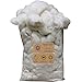 CERTIFIED ORGANIC UK Wool Roving. Ethically & Responsibly Sourced Fiber for Spinning, Felting, Filling and Dryer Balls - 1 LB Bag, Natural White Combed Top