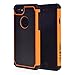 Pelotek; iPhone 7/8 Plus Orange case - Hybrid Shockproof [Orange/Black] Case - with Unique Triple Layer Ultra Slim Fit Design Plus Drop Protection Features Amazing Cover (Box Orange i7/i8 Plus)