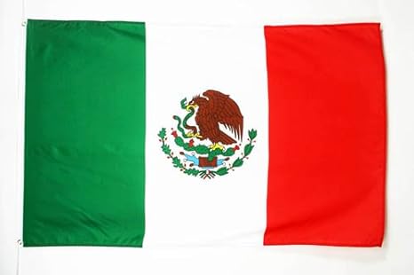 AZ FLAG Bandera de MÉXICO 150x90cm - Bandera Mexicana 90 x 150 cm ...