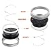Mason Jar Lights Lids Wide Mouth Waterproof, iThird Solar String Lights Outdoor 2 Pack 10 LED Warm White for Wedding Christmas Holloween Party Deck Balcony Decorative Lighting(Jars Not Included)