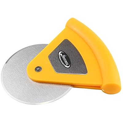 Pizza Cutter, Newness Mini Pizza Cutter and Wheel with Plastic Handle, Handheld Pizza Cutter Wheel with Stainless Steel Blade for Home, Pizza Lovers
