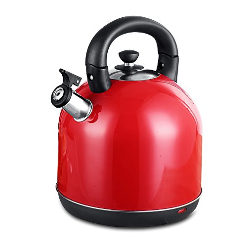 ZJâ“‡ kettle Electric Kettle Home Use Automatic Power Off Rapid Boiling Large Capacity Kettle Stainless Steel 5liters Brown/red(size:2923cm) Fast Boiling Boil-Dry Protection 220V 2000W ##