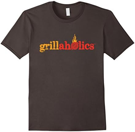 Men's Grillaholics T-Shirt - Perfect for Your Grilling Collection 2XL Asphalt