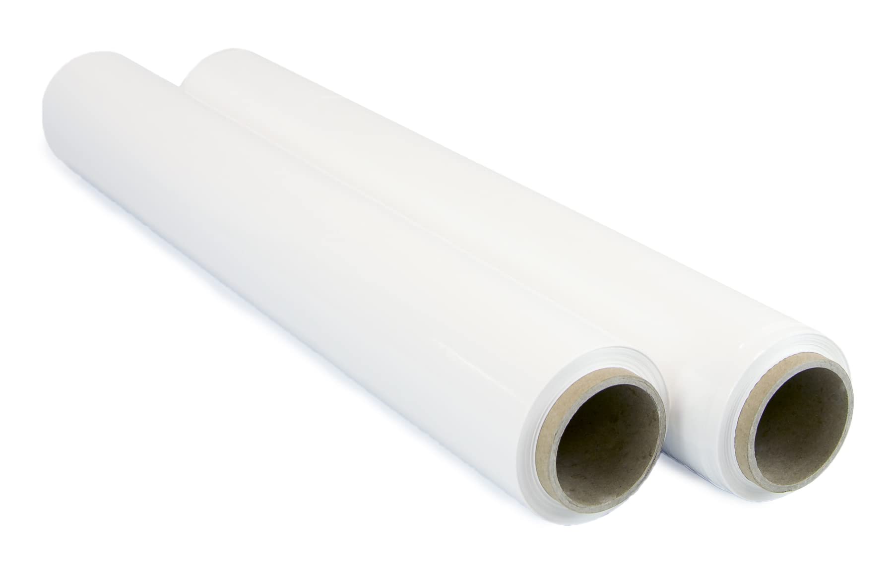 OFITURIA Wrapping Film 50 cm Wide and Stretchable up to 300 Metres Length – Manual Stretch Film Roll for Industrial Packaging (White, 2)