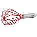 Ouddy KOR-OTS-009 Stainless Steel Handle Silicone Whisk with, z-Silver