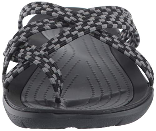 crocs swiftwater braided web flip