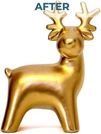 Polar Metallic Spray Paint, 400 ml, Gold, for Plastic Metal, Wood, Glass, Ceramics & Ornaments - Image 4