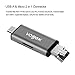 SD Card Reader, VOGEK 3-in-1 USB 3.0 / USB C/Micro USB Card Reader - SD, Micro SD, SDXC, SDHC, Micro SDHC, Micro SDXC Memory Card Reader for MacBook PC Tablets Smartphones with OTG Function, Gray