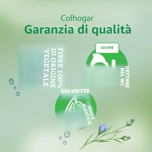 Pure Moist 8x80 - Carta igienica umida usa e getta, senza alcool, pelli sensibili, dermatologicamente testata, confezione da 640 salviettine umidificate e monouso per WC