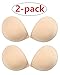 Minipark Strapless Sticky lite Bra Self Adhesive Silicone Push Up with buckle (C{32/70C,34/75C,36/80B,38/85B}, 2pack- Flesh color)