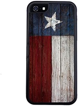 Texas Star case for iPhone 5 / 5s By Little Brick Press (Hard Silicone Rubber Case)