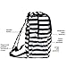 SavvyMami Striped Diaper Bag Backpack for Mom - Bags for Stylish Moms – Large Black and White Striped Backpack Diaper Bag with Changing Pad and Wipes Case and Stroller Straps for Women Baby Bag