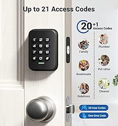 Veise Keyless Entry Door Lock,（2
