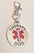 K9King Therapy Dog Double Sided with Glitter Filled Red Medical Symbol. Easily Switch Between Collar Harness and Vest