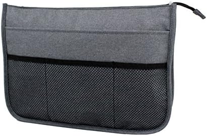Multi-functional A4 Documents Bag File Package Holder Bussiness Organizer Briefcase, Gray