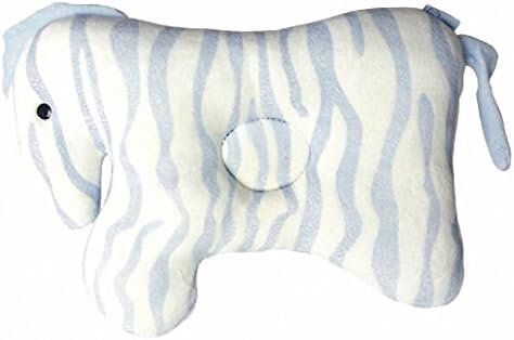 DrecratART Newborn Baby Head Support Pillow, Infant Protective Sleeping Cushion, Organic Cotton, Prevent From Flat, Animal Zebra
