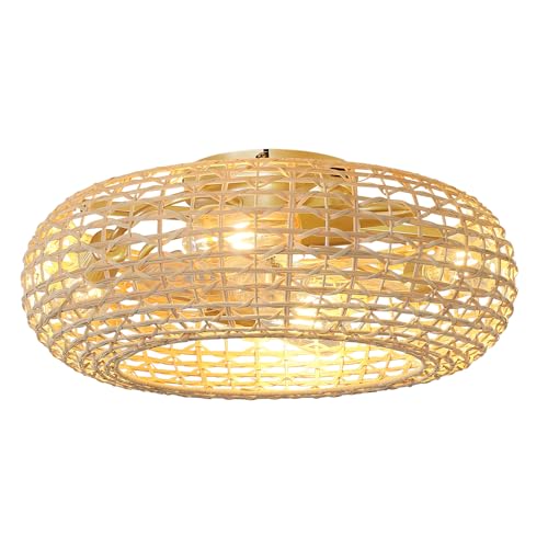 hahzt Boho Ceiling Fan with Light