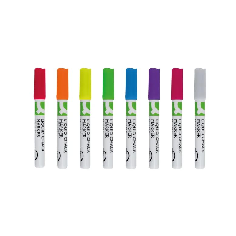 Q-Connect Chalk Markers Medium Tip Assorted (Pack of 8)